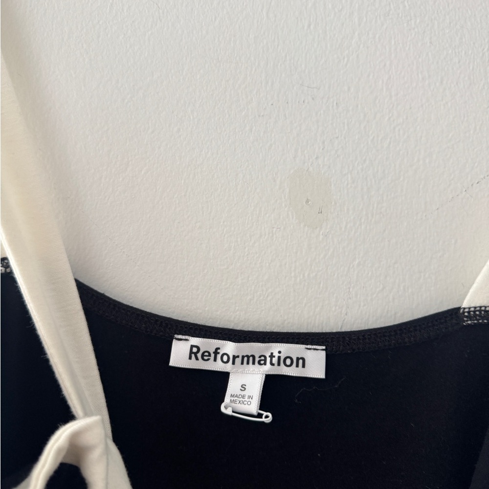 REFORMATION Nelle Black Dress S - Picture 6 of 6